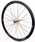 700c Road Wheelset Dope Lightweight Aluminum Rim 40mm With Carbon Hub, Quick Release, V Brake Compatible, Gold Finish