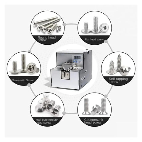 Fully Automatic Screw Arranging Machine Feeder And Vibrating Bowl Dispenser With Intelligent Brush Adjustment System For Precision Sorting Fast DIY Assembly Line Automation Project