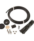 Built Tough Differential Breather Kit With High Flow Air Filter And 4 Port Manifold For 4x4 Trucks includes hoses, fittings, and zip ties.