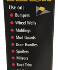 Bumper And Trim Restore Kit With 4 Oz Cleaner Concentrate And Applicator Brush, use instructions on box side