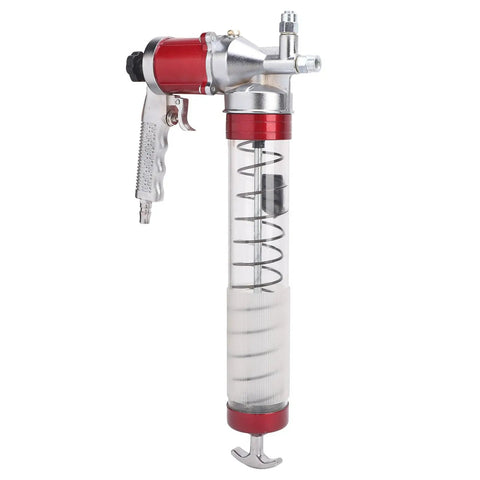 Heavy Duty Pneumatic Grease Gun With 10000 12000 PSI High Pressure Grip Style Lubrication Tool For Auto Shop Pros