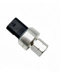 Hella Reliable AC Pressure Sensor Replacement For Dodge Dart Ram 1500 2500 3500 Plug And Play Transducer close-up view with metal housing.