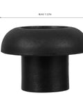 Plug And Play Black Plastic Transmission Part For Grinders And Soy Milk Makers Mushroom Head Socket Accessory Easy Install Space Saving Design Durable Diy Repair Component, 4cm x 2.7cm
