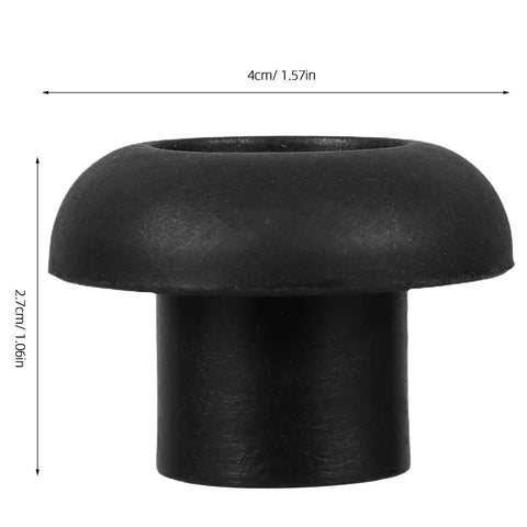 Plug And Play Black Plastic Transmission Part For Grinders And Soy Milk Makers Mushroom Head Socket Accessory Easy Install Space Saving Design Durable Diy Repair Component, 4cm x 2.7cm