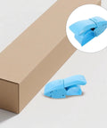 Ergonomic Packing Tape Dispenser And Cutter For Quick Box Sealing With Smooth Glide And Broad Tape Compatibility, blue plastic tape gun on carton
