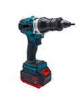 20V Cordless Brushless Nut Riveting Gun Featuring Full Automatic Lithium Battery Operation M3 Through M12 Rivet Tool with ergonomic grip and detailing.