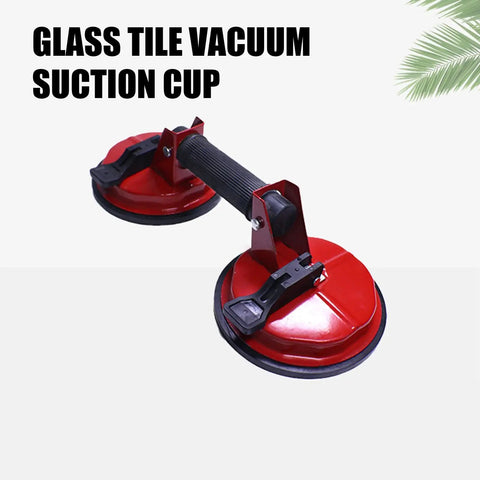 Heavy Duty Vacuum Suction Cup With Double Claw Build For No Sweat Glass Tile And Windshield Handling showing dual suction cups and grip handle