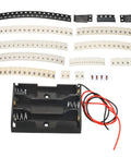 Beginner Soldering Practice Board Kit For DIY Electronics Prototype PCB Project With SMD SMT LED Flashing Light parts layout