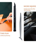 Gomake vehicle vinyl wrap tool kit: four tools including retractable 9mm knife and 4in felt squeegee.