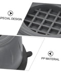 Close-up of grid pattern and side view of PP material 8 Pack Slip Shockproof Foot Pads For Washing Machines And Refrigerators