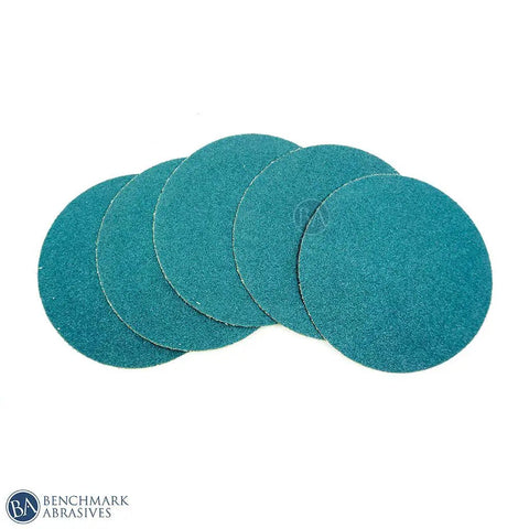 Five 12 Inch Adhesive Back Zirconia Sanding Discs For Automotive DA Orbital Sander No Hole 40 Grit 5 Pack Pro Grade