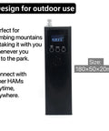 Grab And Go Portable Ham Radio Receiver Handheld 0.5MHz To 30MHz SSB Transceiver 4 Wavebands 1100mAh Built In Battery