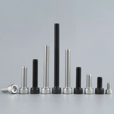 Badass Pro Grade M8 Hex Socket Cap Screws 30 Pack 12.9 Alloy Steel Bolts Full Threads in various lengths and finishes.