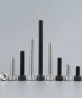 Top Shelf Heavy Duty M6 X 20 Millimeter Hex Socket Head Cap Screws Bolts 60 Piece Pack showing various sizes of screws.