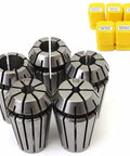 Metal ER collets from Pro Grade CNC Collet Set For Milling And Lathe Work ER8 Through ER40 13 Piece Spring Chuck Tool Holder Kit With ER11 Included