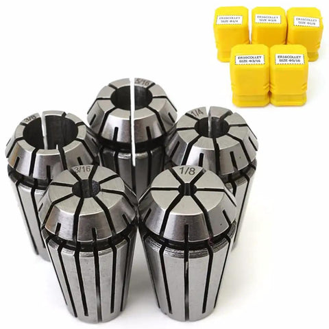 Metal ER collets from Pro Grade CNC Collet Set For Milling And Lathe Work ER8 Through ER40 13 Piece Spring Chuck Tool Holder Kit With ER11 Included