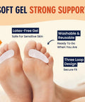 Hammer Toe Corrector Gels With All Day Relief For Crooked And Overlapping Toes Soft Cushioned Support Symptomatic Toe Alignment