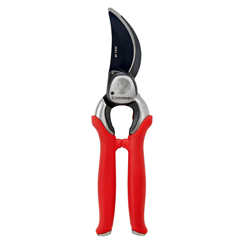Heavy-Duty Go-To Pro Cut Bypass Hand Pruner With 1 Inch Cutting Capacity Forged Steel Blade Red Handle