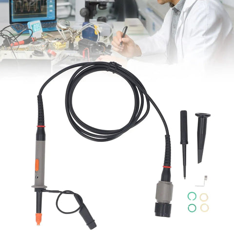 Universal Oscilloscope Probe Kit With BNC To Minigrabber Leads Clip Probes 50MHz Switchable Bandwidth 10 To 1 Probes Durable ABS Build