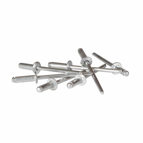 Medium Aluminum One Eighth Inch Pop Rivets For Metal Fabric Leather And Auto Repair 100 Pack Pro Grade Easy Install Quick Set Rivets