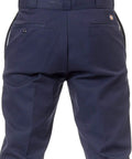 Mens Original Straight Leg Work Pants Rock Solid Heavy Duty Uniform Trousers Built Different For The Daily Grind Dark Navy back view showing details.
