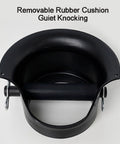 Top Shelf Espresso Knock Box Built Different For Quick Grounds Ejection with removable rubber cushion for quiet knocking.