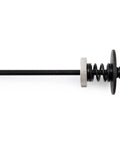 Side view of Bottom Bracket Retaining System With Double Sided Adapter Nut For Cartridge BBs in black with clamping spring.