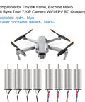 8520 Coreless Micro DC Motors 8.5x20mm High RPM Up to 53000 RPM 4CW 4CCW with JST 1.25mm for RC Quadcopter Drone