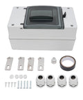 Built Like A Tank Ip66 Waterproof Dc Circuit Breaker Box For Solar Battery Backup And Commercial Panels With Shock Resistant Abs Pc Housing.