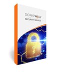 Premium Next Generation Firewall Secure Upgrade Plus Three Year Advanced Support Rack Mount Kit Desktop Ngfw With 5 Gigabit Ethernet box with secure lock graphic.
