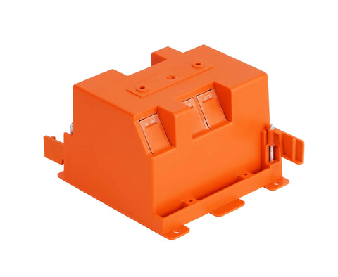 10 Pack Single Gang Electrical Outlet Box for Old Work 14 Cu In Junction Box with Built In Cable Clamps Durable Thermoplastic Construction
