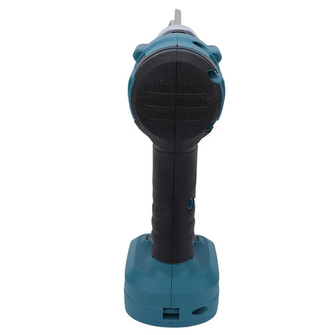 Duokon Cordless Metal Shears With 360 Rotating Head Variable Speed Electric Scissors LED light view from the front.