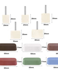 Pro Grade Drill Buffing Wheel Kit With 19 Piece Polishing Set including different sizes of felt and compound pieces.