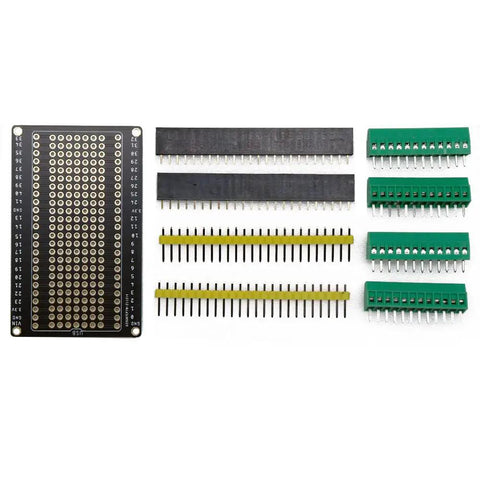 Super Handy Breakout Board Module With Pin Board For Teensy 4.1 3.5 3.6 And Arduino Compatible, gold-plated contacts and headers