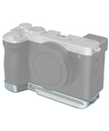 Base Plate For Sony A7C II And A7CR With Built In Quick Release Plate For Arca Bottom, attached to camera, side view