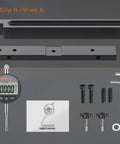 Table Saw Alignment Gauge With Digital Dial Indicator 0.0005 Inch Resolution, 18cm Rod, CNC Aluminum Bar and accessories