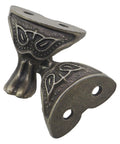 Antique Bronze 8 Pack Decorative Corner Protectors With Screws for Gift Boxes and Wooden Chests Zinc Alloy Fittings