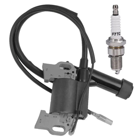 Ignition Coil And Spark Plug Replacement for Champion Power Equipment 196cc 6.5HP 3500 4000 Watt Gas Engine Generator Plug and Play