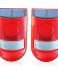 2 Pack Solar Security Light Alarm with IP65 Waterproof LED Motion Sensor and Flashing Outdoor Lamp, red exterior