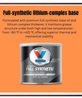 Gray Full Synthetic Moly-Lithium Grease VV-986 1 Lb Beefed-Up Heavy-Duty EP Automotive And Industrial Lubricant NLGI 2