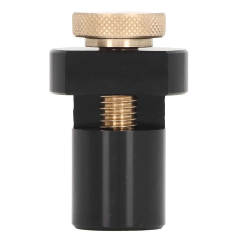 Beefy Aluminum Alloy Bench Dog With 19mm Thumb Screw Non Slip Workbench Stop For Woodworking Tables Benchtop Router Precision Clamp Limiter Block Black