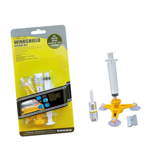 Windshield Crack Repair Kit For Cars Quick Fix DIY Auto Glass Tool With Imported Repair Fluid Easy To Use Windshield Repair Set