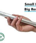 Hand holding Magnesium Anode Rod For Water Heaters 9.25 Inch Length 3/4 Inch NPT Fits Suburban Mor-Flo RV Tanks