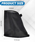 Heavy Duty EV Charging Port Cover Keeps Your Electric Ride Safe With All Season Weatherproof Shields Strong Mag Grip Blocks Rain Snow Ice And UV Rays For Rock Solid Charging Connection In Matte Black, measuring 9.45x17.72x16.54 inches.
