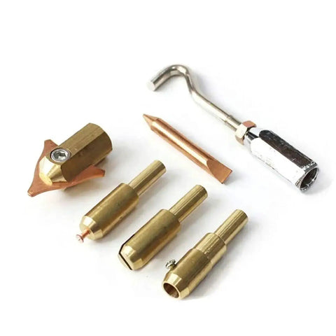Components of Dent Puller Stud Welder Repair Kit for Sheet Metal Car Body Panels and Spot Welding with 86 Piece Ring Set