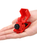 12 Pack Clamp On Circuit Breaker Lockout Device For 120 277 Volt Electrical Single Pole Breakers Lockout Tagout Kit handheld view