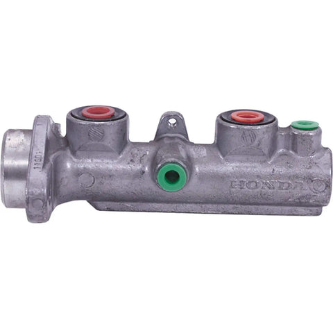 Shop Ready Remanufactured Brake Master Cylinder With Fresh Seals And Cups For Exact Vehicle Fit Plug And Play Install Smooth Stopping Power Reliable Auto Replacement - silver cast iron body with red and green seals