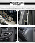 100 Pcs 10 Sizes Auto Car U Clip Metal Trim Panel Spring Clips used on car interior trim, showing durability and easy installation.