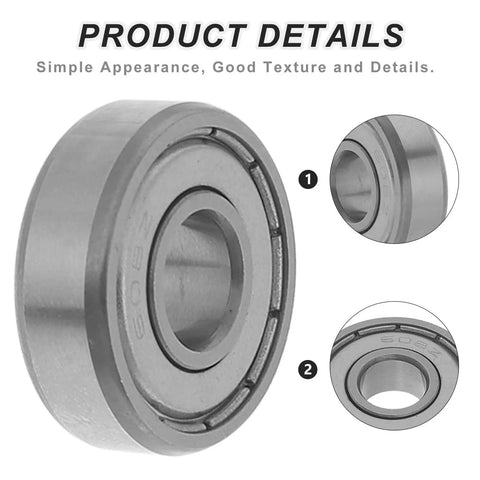 Silky Smooth 10 Pack Zz Miniature Deep Groove Ball Bearing With Double Shields For Roller Skates Robots Crafts And Scooter Wheels Harsh Environment close-up of metal bearing with detailed design