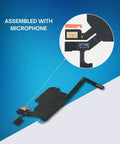 Image showing Iphone 13 Pro Max Six Point Seven Inch Proximity Sensor Ear Speaker Flex Cable With Microphone Replacement Kit detail view.